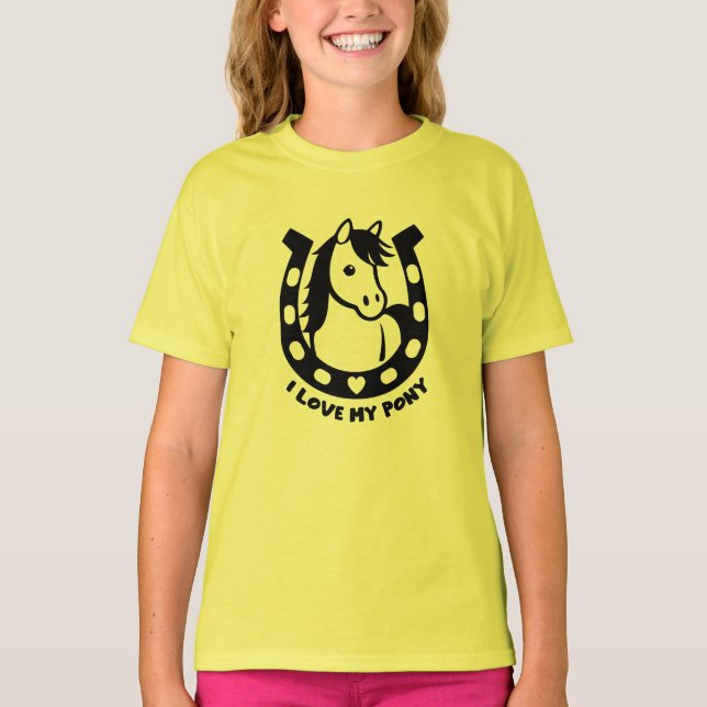 Camiseta Cavaleiro do Clube de Pônei (Frente)