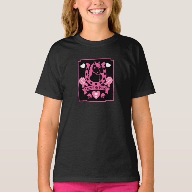 Camiseta Cavaleiro do Clube de Pônei (Frente)