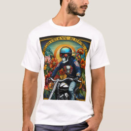 Camiseta "Cavaleiro do Crânio: Uma Corrida Negrito Através