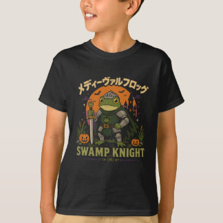 Camiseta Cavaleiro do Pântano - Sapo Medieval Adorável e Di