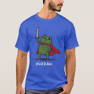 Camiseta Cavaleiro do Sapo Huzzah Citação Engraçada de Espa