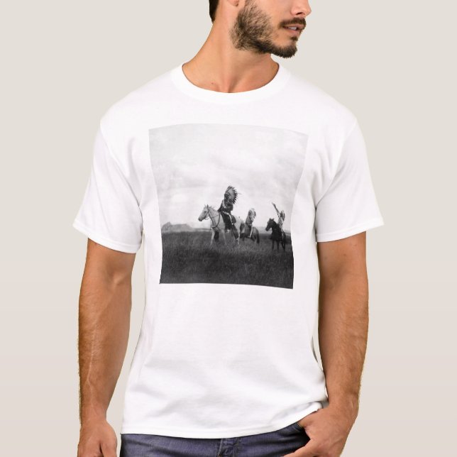 Camiseta Cavaleiro dos guerreiros de Lakota (Frente)