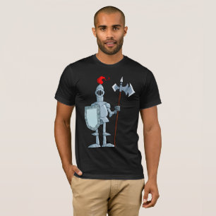 Camiseta Cavaleiro em Camisa-T Mens Medieval Armor