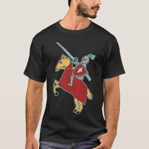 Camiseta Cavaleiro Em Cavalo Medieval Cavaleiros Ren Faire 