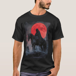 Camiseta Cavaleiro escuro lua vermelha