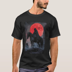 Camiseta Cavaleiro escuro lua vermelha