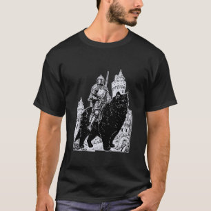 Camiseta Cavaleiro Gato Cavaleiro Vintage 90 Medieval Caval