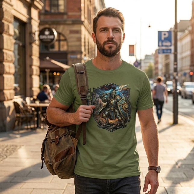 Camiseta Cavaleiro Heróico (Criador carregado)