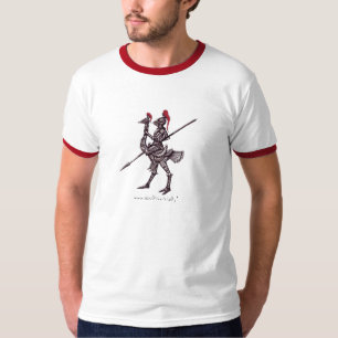 Camiseta Cavaleiro legal no t-shirt da arte gráfica da