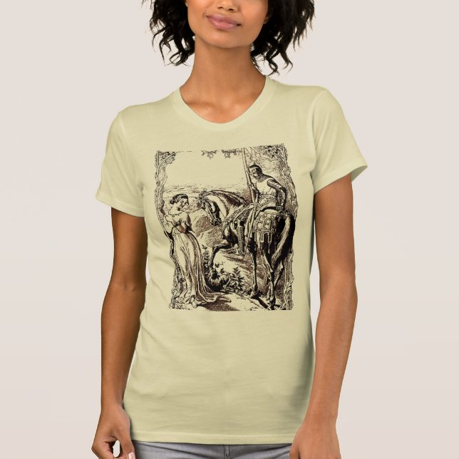 Camiseta Cavaleiro Medieval e Roupa do amante da História d (Frente)