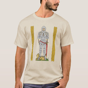 Camiseta Cavaleiro Medieval Inglês Por Volta de 1430