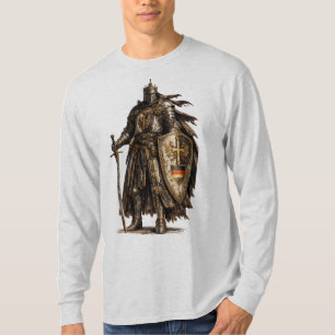Camiseta Cavaleiro Medieval Samurai Guerreiro Masculino Man