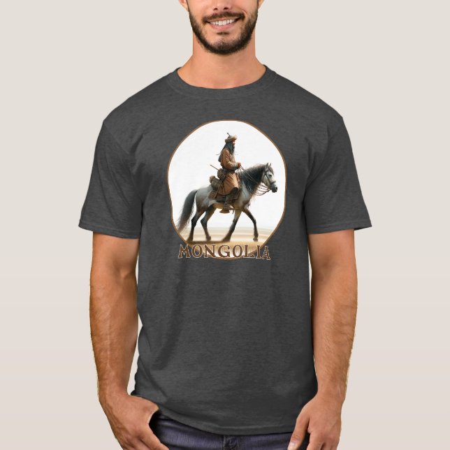 Camiseta Cavaleiro Mongol (Frente)