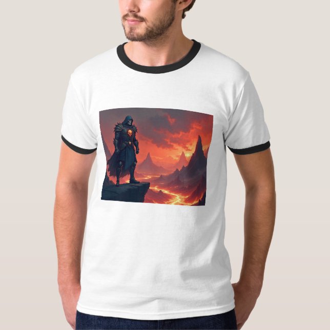 Camiseta Cavaleiro Negro da Chama (Frente)