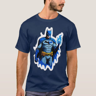 Camiseta Cavaleiro Negro Flamejante – Poder de Fogo Azul do