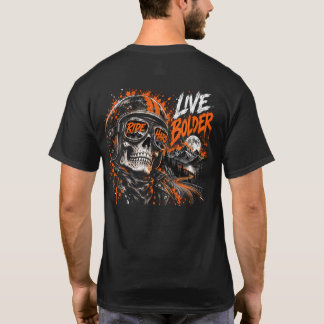 Camiseta Cavaleiro Noturno Caveira – Capacete e Óculos de S