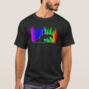 Camiseta Cavaleiro Ocidental Parada Deslizante Limpeza Quar