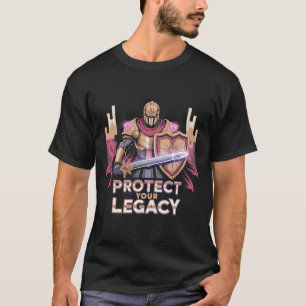 Camiseta Cavaleiro Paladino Fantasia Proteja o Coração da S