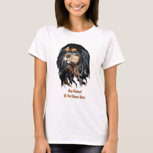 Camiseta Cavaleiro Personalizado Rei Charles Spaniel