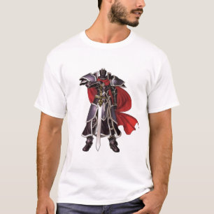 Camiseta Cavaleiro preto medieval com t-shirt da espada
