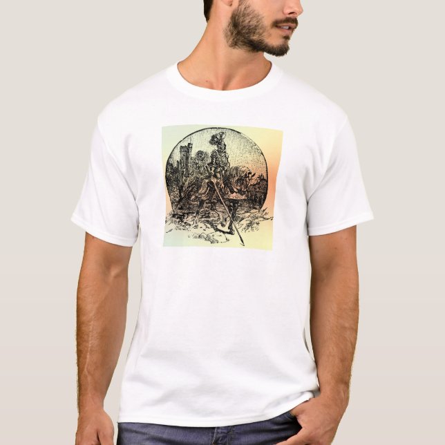 Camiseta Cavaleiro Pronto para o Joust (Frente)