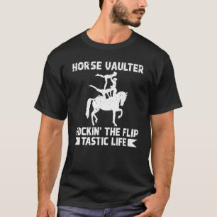 Camiseta Cavaleiro Saltador Balançando A Vida Flip Tástica