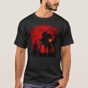 Camiseta Cavaleiro Sem Cabeça Halloween A Lenda de Sleepy H