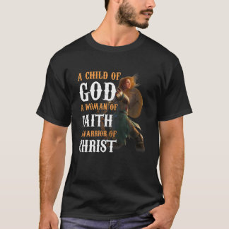 Camiseta Cavaleiro Templário Criança De Deus Uma Mulher Gue