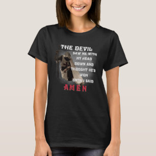 Camiseta Cavaleiro Templário De Fé Eu sou O Filho De Um Rei