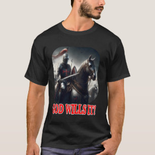 Camiseta Cavaleiro Templário Deus Quer Isso no Cavaleiro Cr
