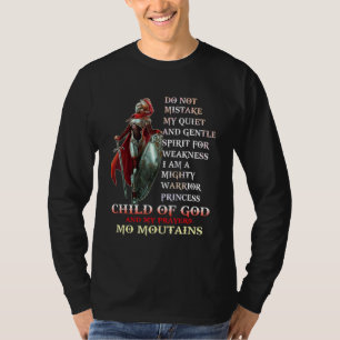 Camiseta Cavaleiro Templário Eu Sou Uma Criança De Deus Um