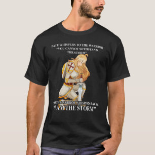 Camiseta Cavaleiro Templário Mulher Cristã Eu Sou a Tempest