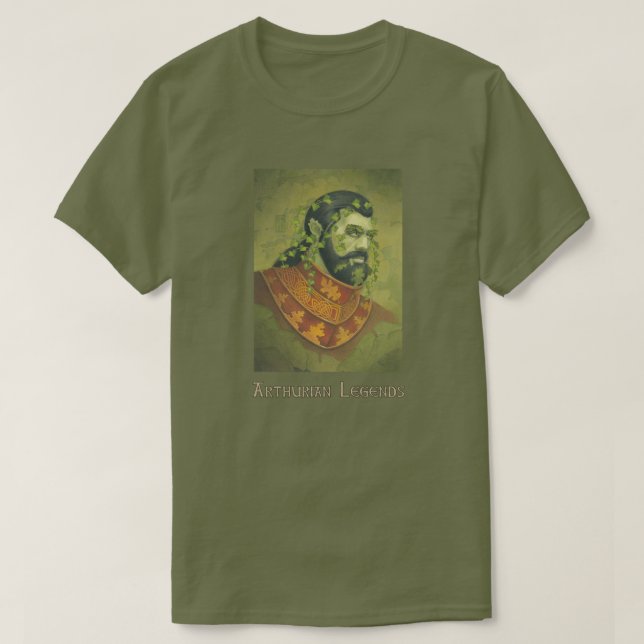 Camiseta Cavaleiro Verde (Frente do Design)