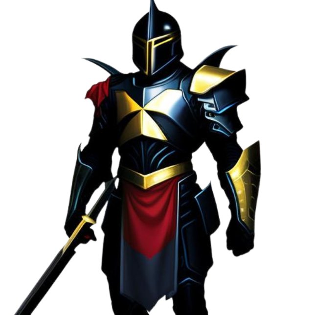 Camiseta Cavaleiro Vibrante (Criador carregado)