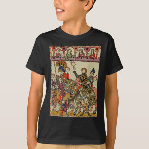 Camiseta Cavaleiro Vitorioso, Arte Medieval do Século 14