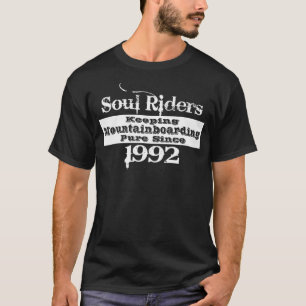 Camiseta Cavaleiros da alma, impressão branco