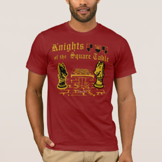 Camiseta Cavaleiros da mesa quadrada, t-shirt adulto