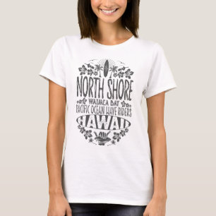 Camiseta Cavaleiros das Ondas da Costa Norte Waimea e do Oc