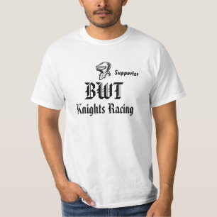 Camiseta Cavaleiros de BWT que competem o suporte