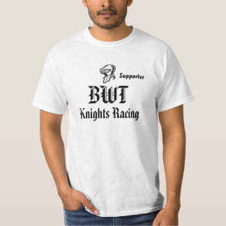 Camiseta Cavaleiros de BWT que competem o suporte