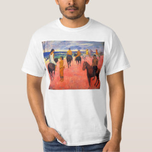 Camiseta Cavaleiros de Gauguin no t-shirt da praia