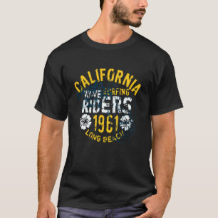 Camiseta Cavaleiros de ondas de surf vintage da Califórnia