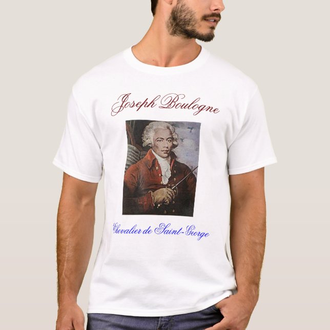 Camiseta CAVALEIROS de ST GEORGE de JOSEPH BOULOGNE (Frente)