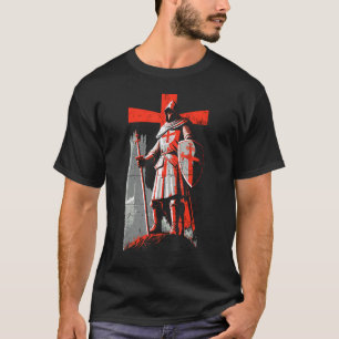 Camiseta Cavaleiros Distantes Templários Cruzador Cruzado S