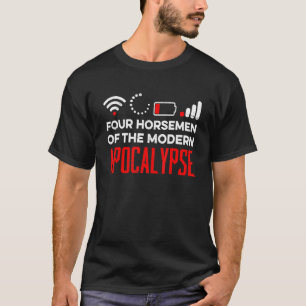 Camiseta Cavaleiros Do Jogador Sarcástico Apocalipse Modern