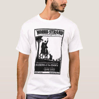 Camiseta "Cavaleiros do t-shirt 1920 do anúncio do filme do