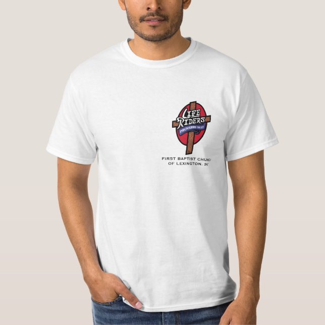 Camiseta Cavaleiros logo2 transversal da vida (Frente)