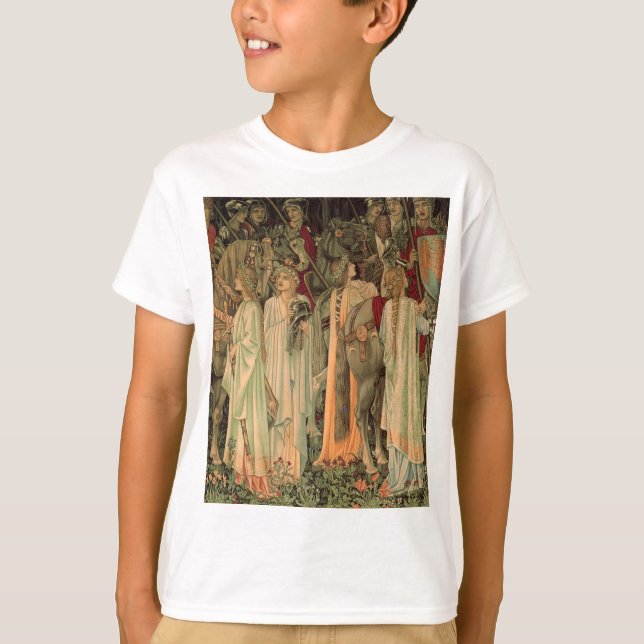 Camiseta Cavaleiros medievais da Mesa redonda (Frente)