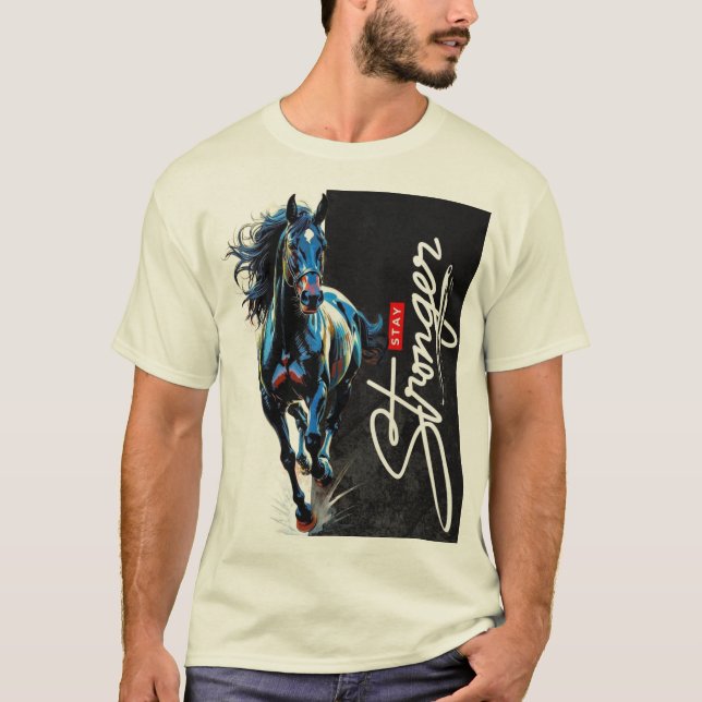 Camiseta cavaleiros t-shirts animais ilustração cavalos eng (Frente)