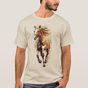 Camiseta cavaleiros t-shirts animais ilustração cavalos eng